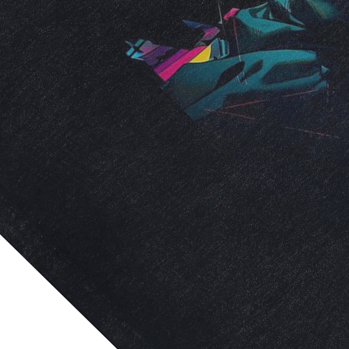 Sad boy sleeveless t-shirt vintage Japanese vest retro anime tank top in acid wash black