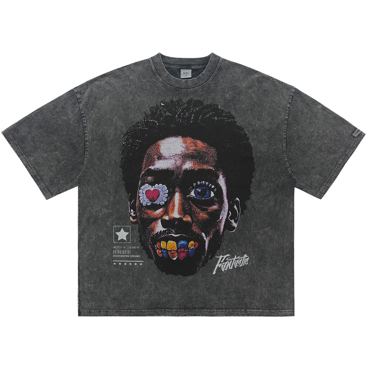 Vintage Kendrick Lamar t-shirt hip-hop top gangster tee in grey