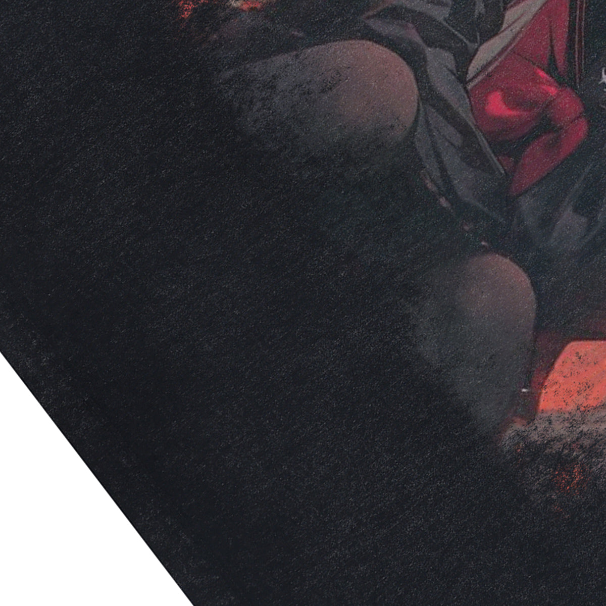 Cute anime girl sleeveless t-shirt vintage Japanese vest retro cartoon tank top in acid wash black