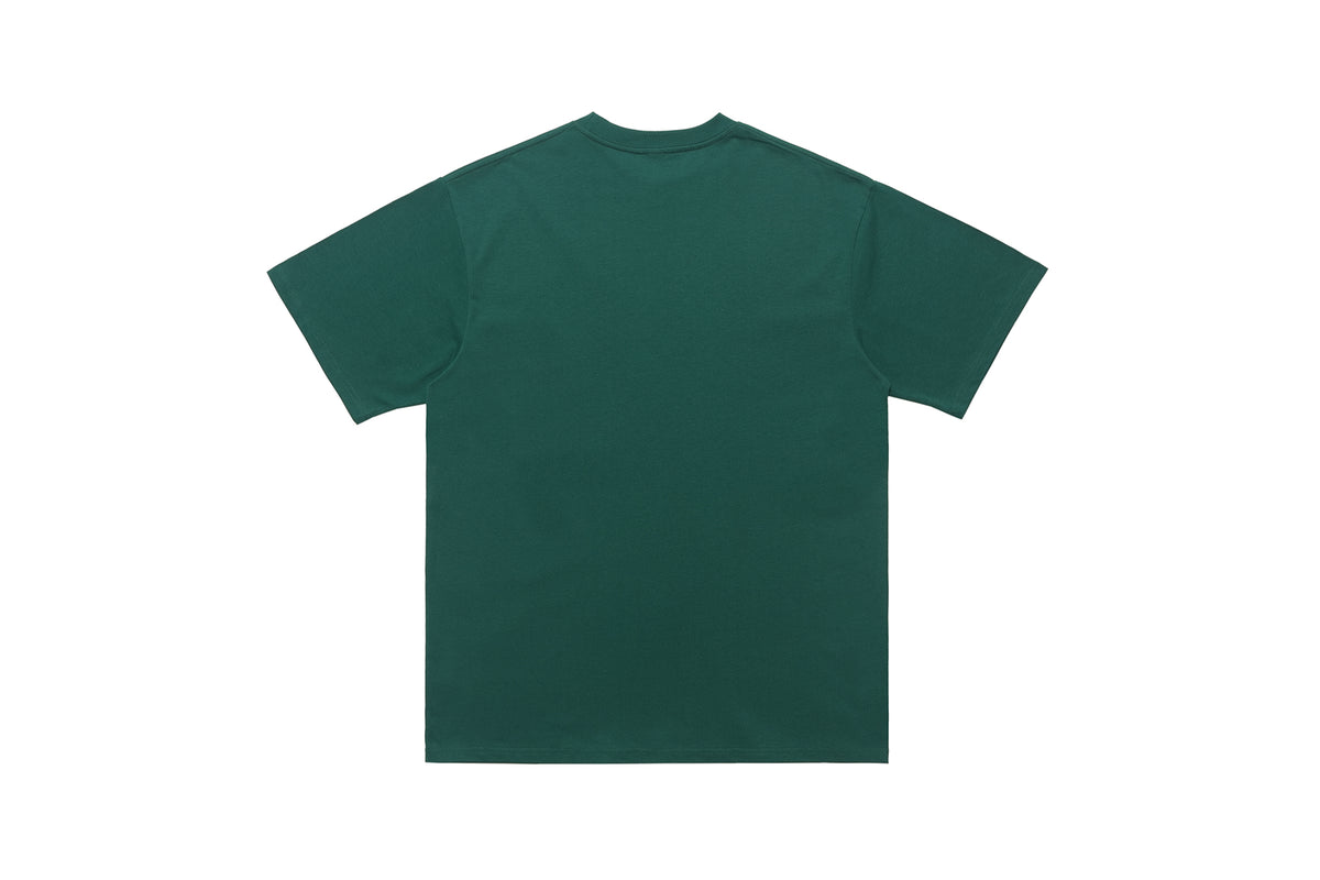 Psychedelic t-shirt girl print top blurry glitchy tee in grey