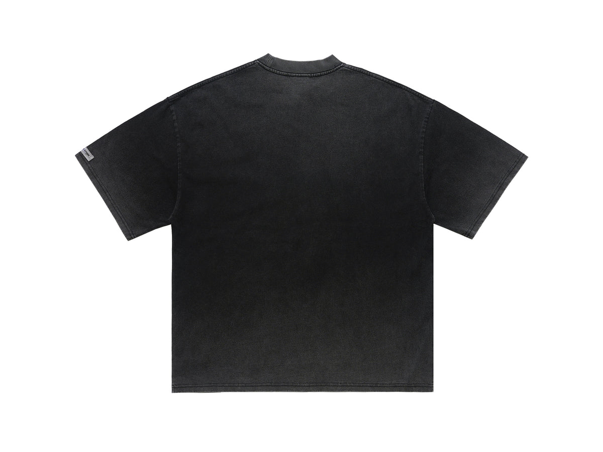 Dice print t-shirt retro game top good luck tee in black