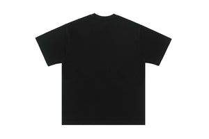 Psychedelic t-shirt graffiti top raver tee grunge jumper in black