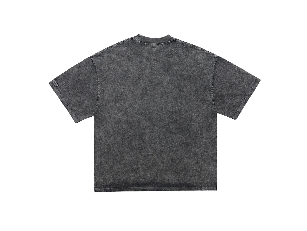 Vintage Tunechi t-shirt retro hip-hop tee grunge rapper top in grey