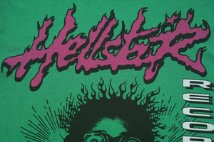 Hip-hop t-shirt psychedelic ganster top rapper tee in white