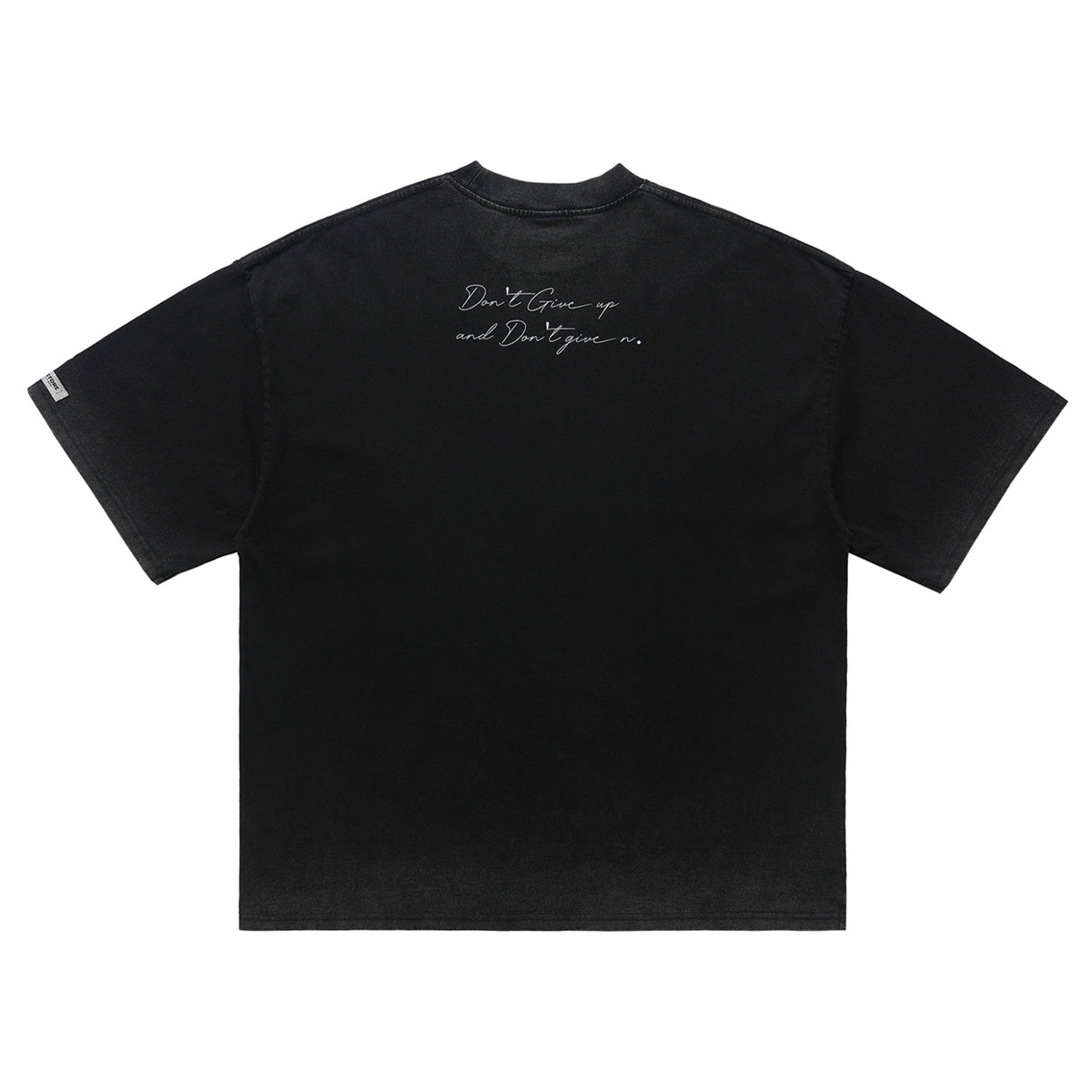 Anarchy t-shirt Punk top pentagram print tee in grey