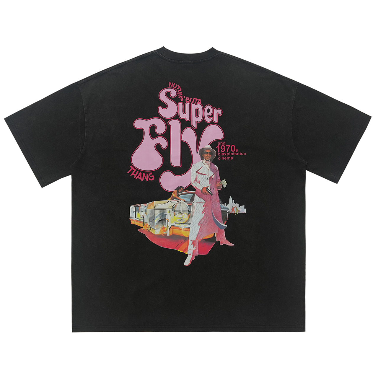 Retro Snoop dogg t-shirt 70s style hip-hop tee grunge top in black