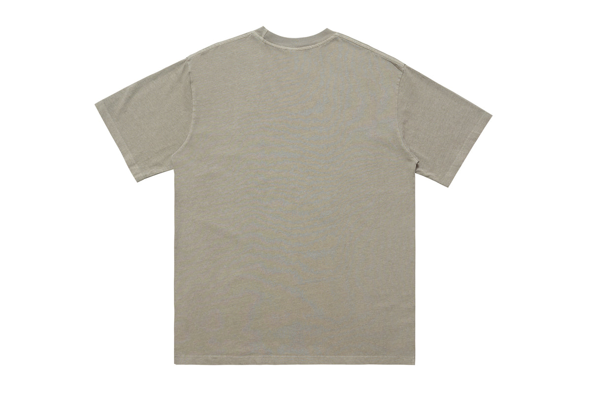 Psychedelic t-shirt Aura top Angel print tee in Brown