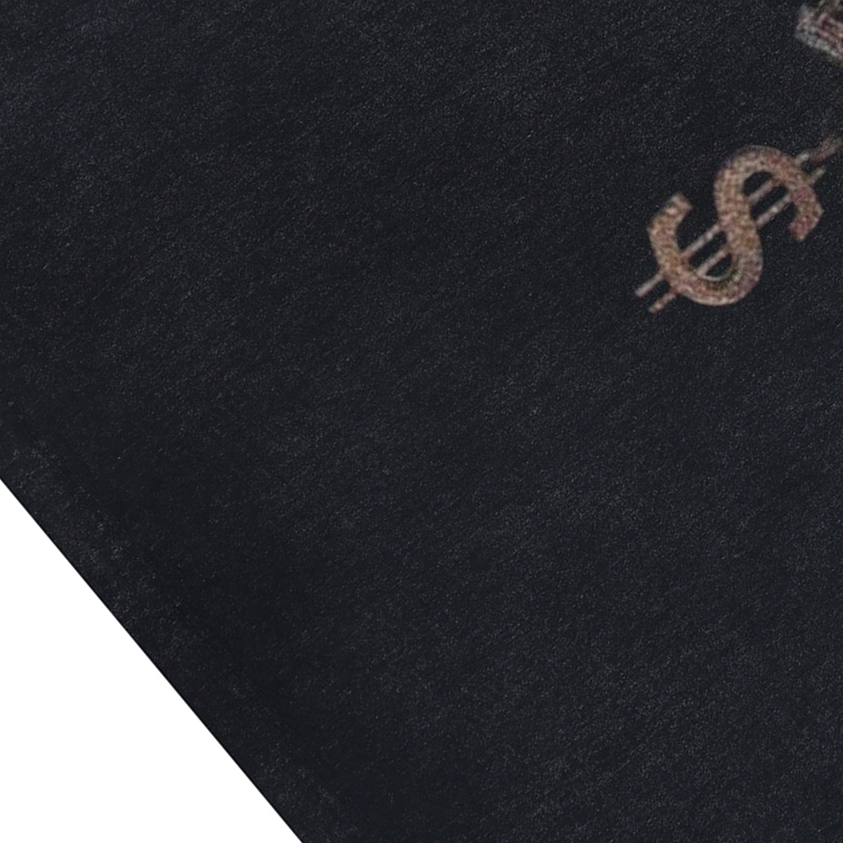 Hip-hop sleeveless t-shirt money print surfer vest 00s gangster tank top in acid wash black