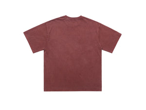 Anonymous t-shirt slogan top cross print tee in grey