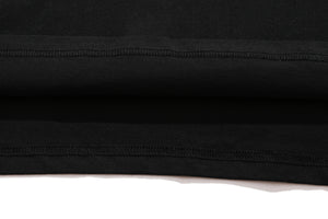 Retro gamer top Sonic long sleeve t-shirt old cartoon tee black