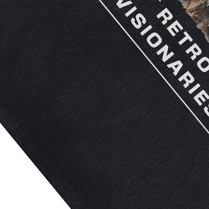 Eagle sleeveless t-shirt retro bird cartoon vest 80s poster tank top in acid wash black