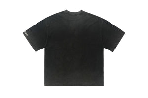 Hangover slogan t-shirt psychedelic girl print top y2k raver tee in Blue