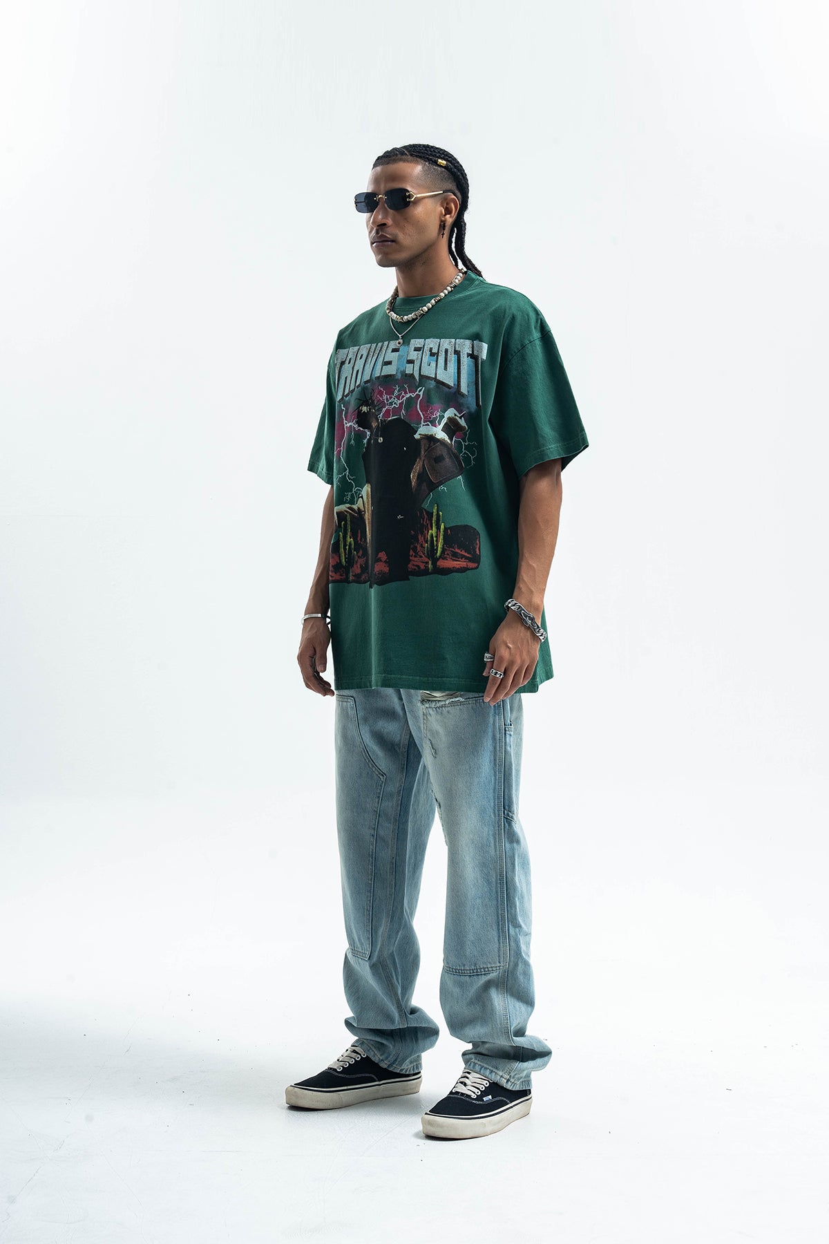 Vintage Travis Scott t-shirt retro rapper tee hip-hop top in pink