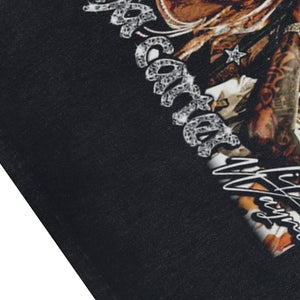 Lil Wayne sleeveless t-shirt vintage rapper vest hip-hop tank top in acid wash black