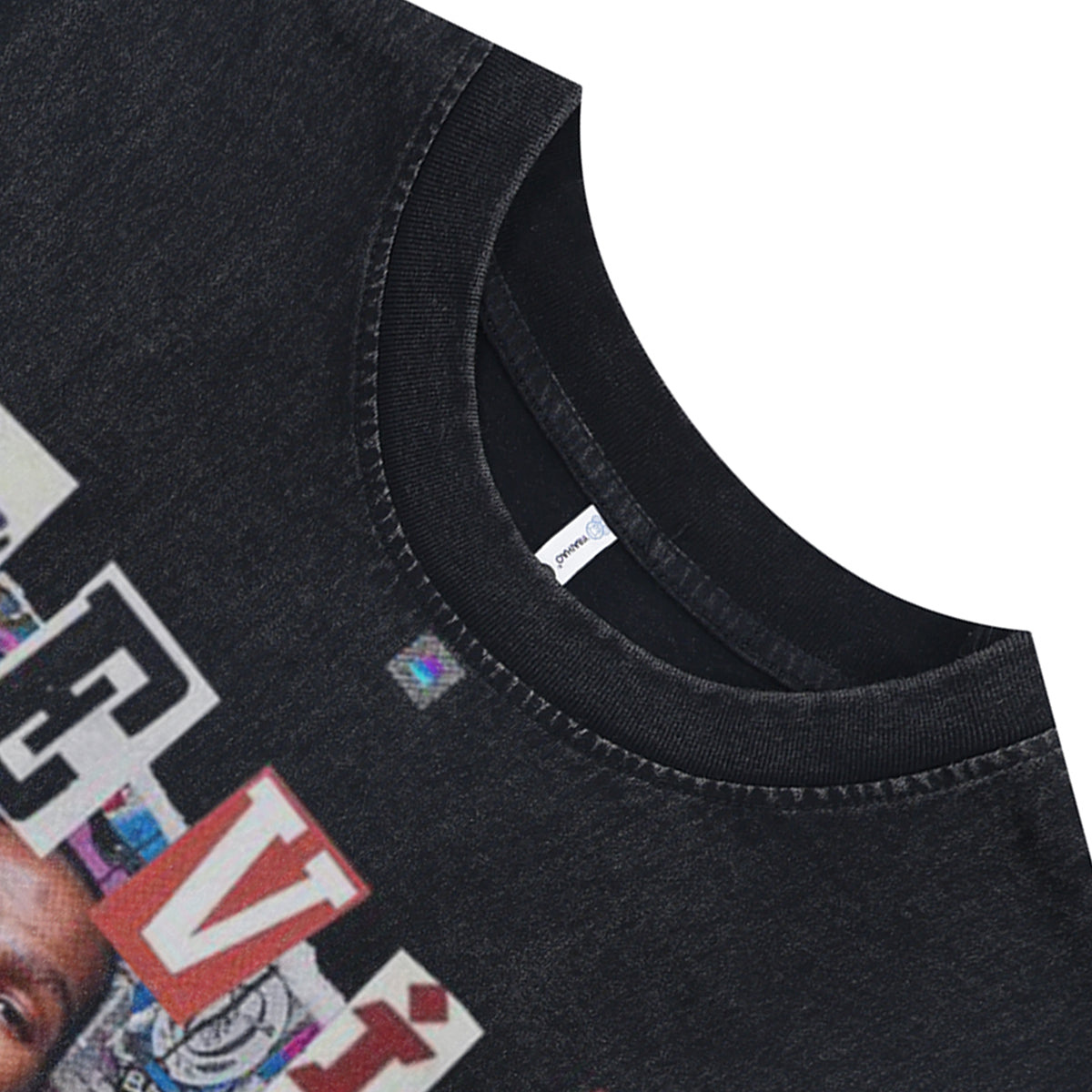 Kevin Durant sleeveless t-shirt vintage basketball player vest USA sports tank top in acid wash black
