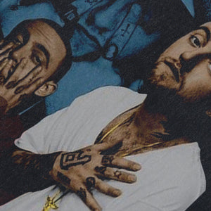 Mac Miller sleeveless t-shirt vintage rapper vest hip-hop tank top in acid wash black