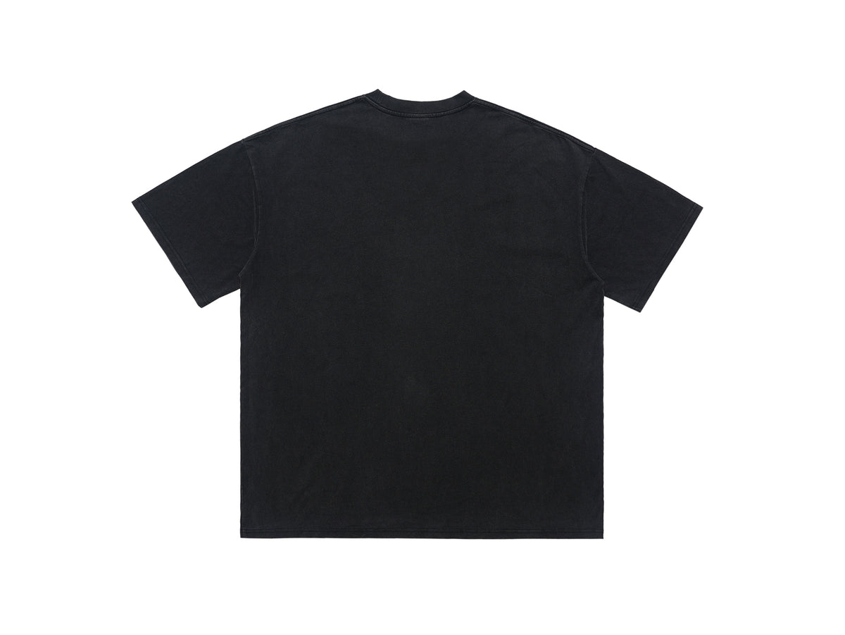 Y2K t-shirt yout print top 90s skater tee in grey