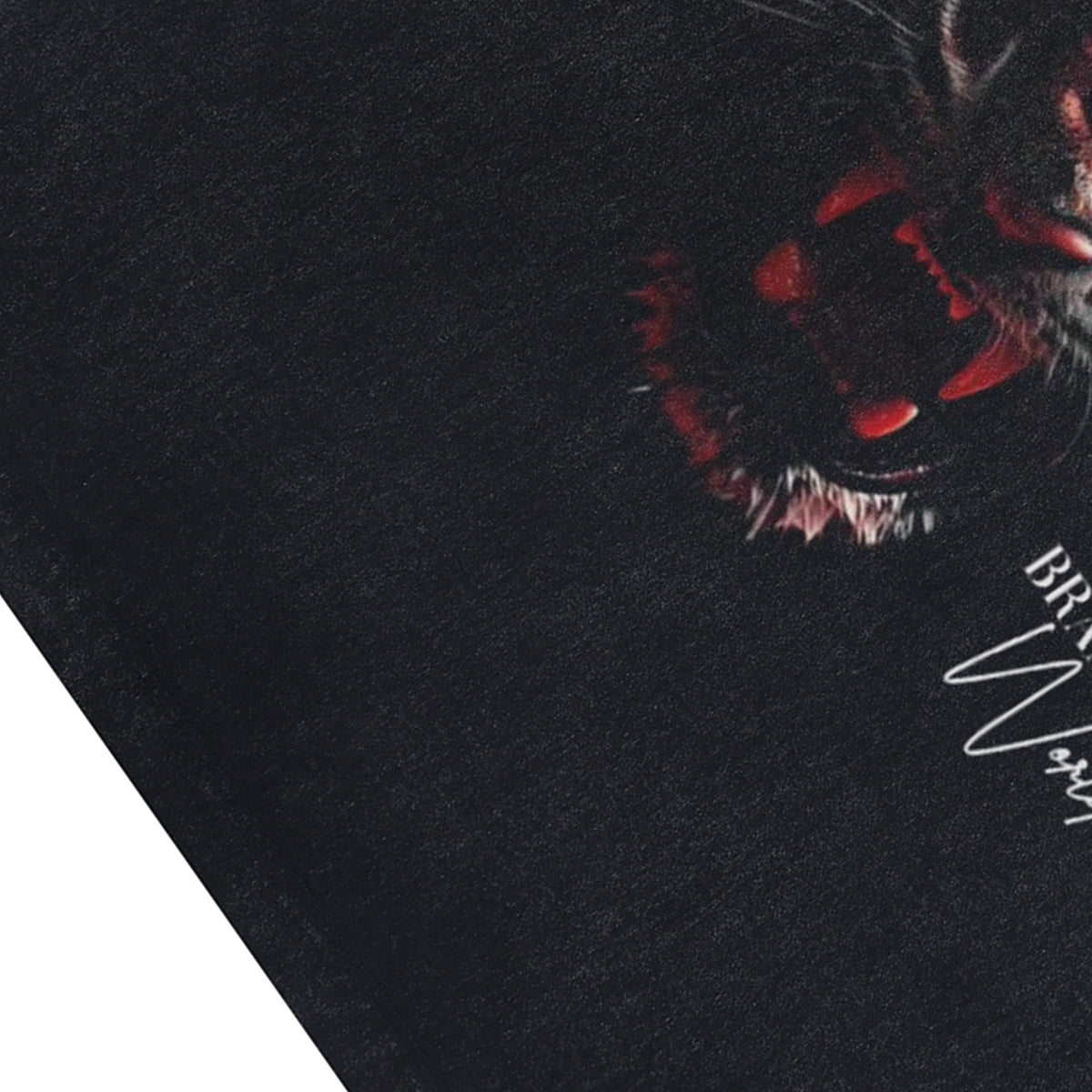 Bengal tiger sleeveless t-shirt animal cartoon surfer vest 90s vission slogan tank top in acid wash black