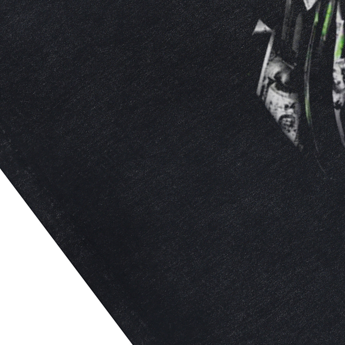 Eternity slogan sleeveless t-shirt gothic print vest statue saint cartoon tank top in acid wash black