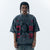 Creepy t-shirt brain slogan tee grunge top in grey