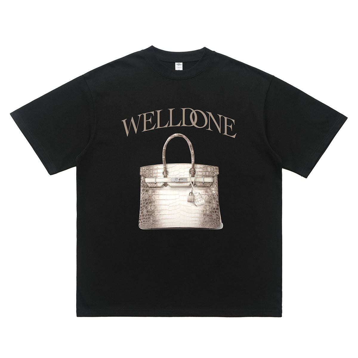 Birkin bag t-shirt 00s top Y2k tee in white