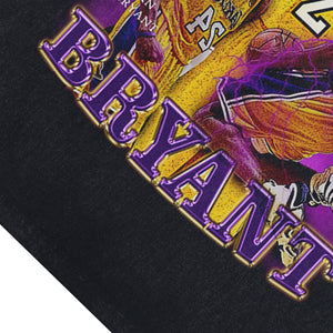 Kobe Bryant sleeveless t-shirt vintage basketball player vest 00s sports tank top in acid wash black