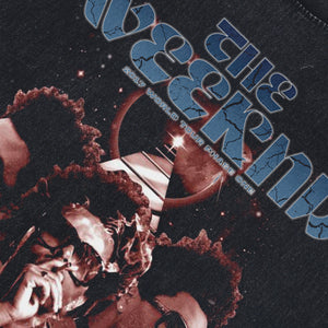 The Weekend sleeveless t-shirt vintage singer vest star boy tank top in acid wash black