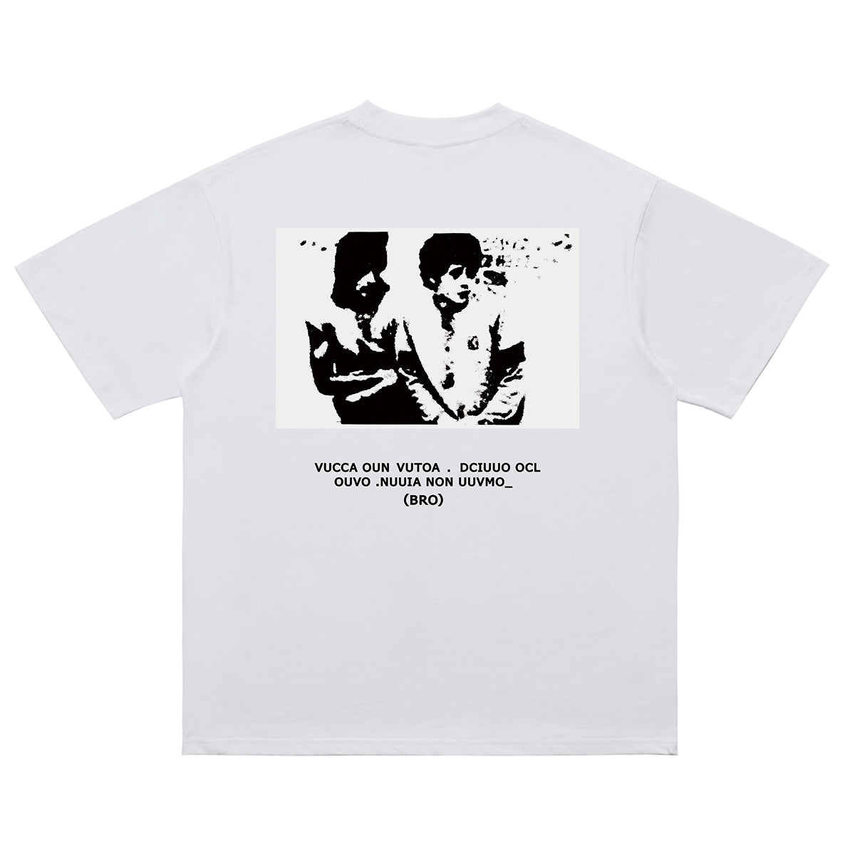 Creepy t-shirt monster print tee Gothic top in grey