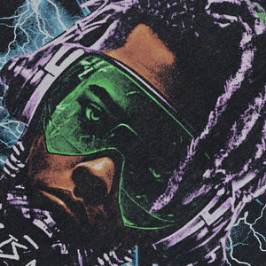 Future vintage sleeveless t-shirt gansgter surfer vest retro rapper tank top in acid wash black