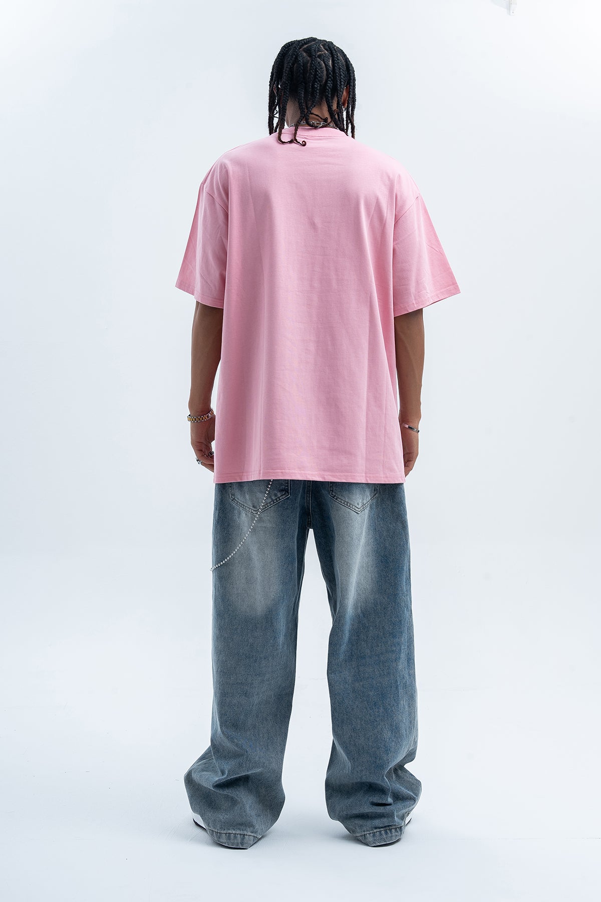 Y2k cartoon t-shirt kids slogan top retro anime tee in pink