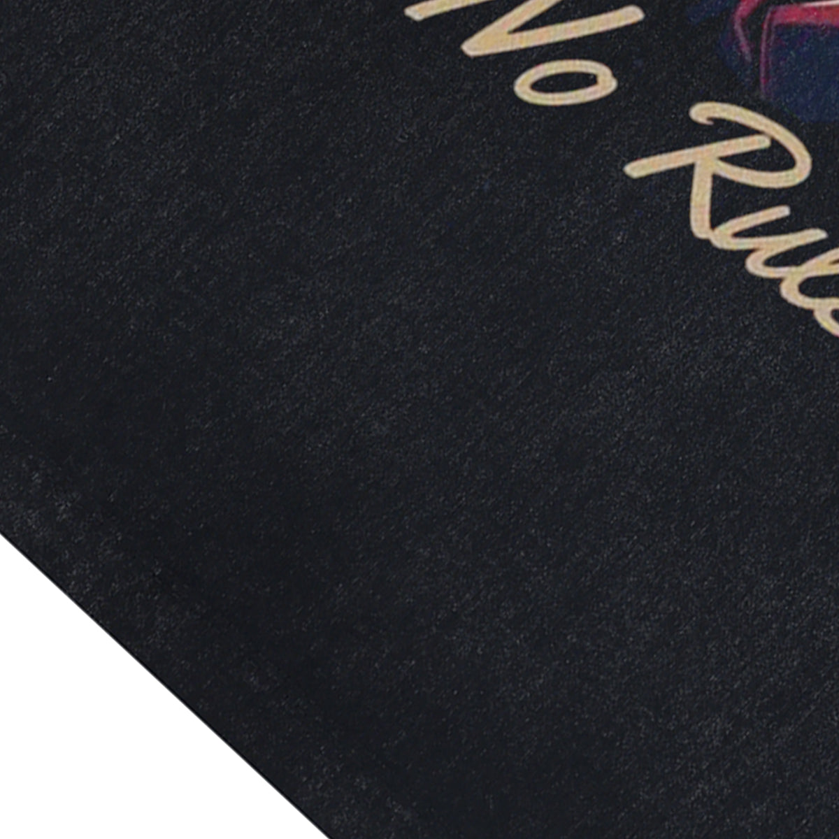 Gangster sleeveless t-shirt balaclava print surfer vest 00s hip-hop tank top in acid wash black