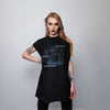 Gothic sleeveless t-shirt crying saint tank top creepy print tee religion top retro surfer vest in Halloween jumper in black