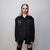 Utility shirt metal patch long sleeve blouse gorpcore party top big pocket fancy dress going out jumper in black