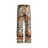 Tie-dye leopard jeans animal print denim pants raver trouser tiger print joggers spot pattern bottoms in orange white